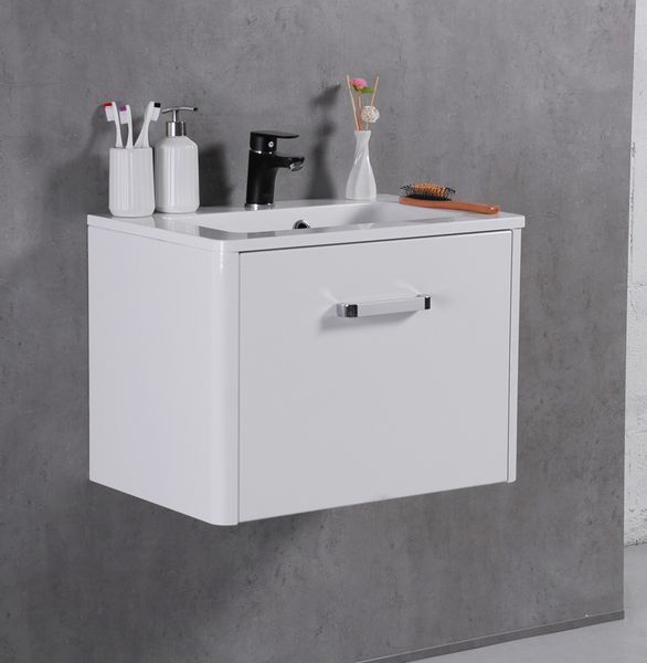 Тумба под умывальник Fancy Marble (Буль-Буль) Bali 60 Annabelle (белая) 685341 фото