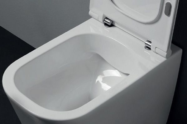 Унитаз подвесной Kerasan Tribeca Norim 511431 (чёрный матовый) 173293 фото
