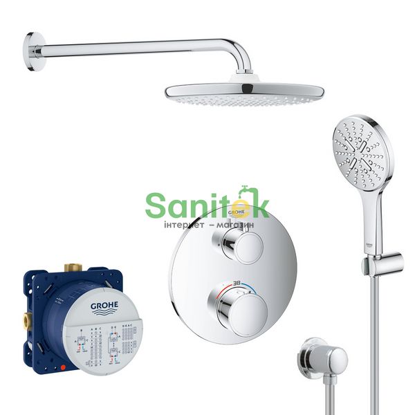 Душова система Grohe Grohtherm Vitalio Start UA26415SC8 з термостатом (хром) 695446 фото