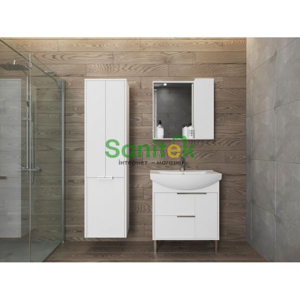 Пенал для ванної кімнати Ювента Botticelli Sofia SfP-170 з корзиною (білий) 490469 фото