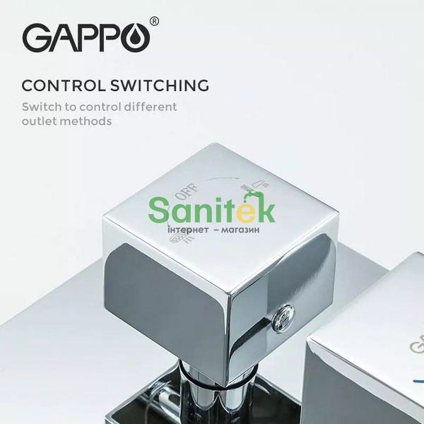 Душова система Gappo G7107-40 (хром) 927284 фото