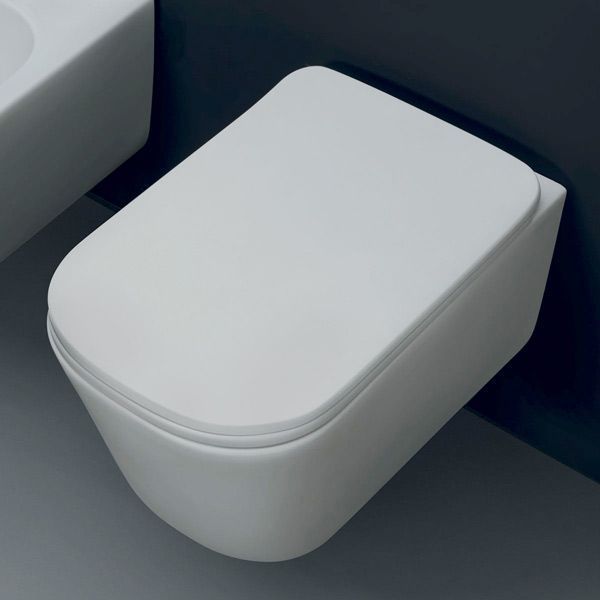 Унитаз подвесной Kerasan Tribeca Norim 511431 (чёрный матовый) 173293 фото