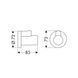 Декоративная накладка Hansgrohe 13950670 (на угловой вентиль) чёрный матовый 304980 фото 2