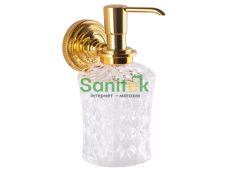 Дозатор для жидкого мыла Kugu Versace 214G (золото) 134255 фото