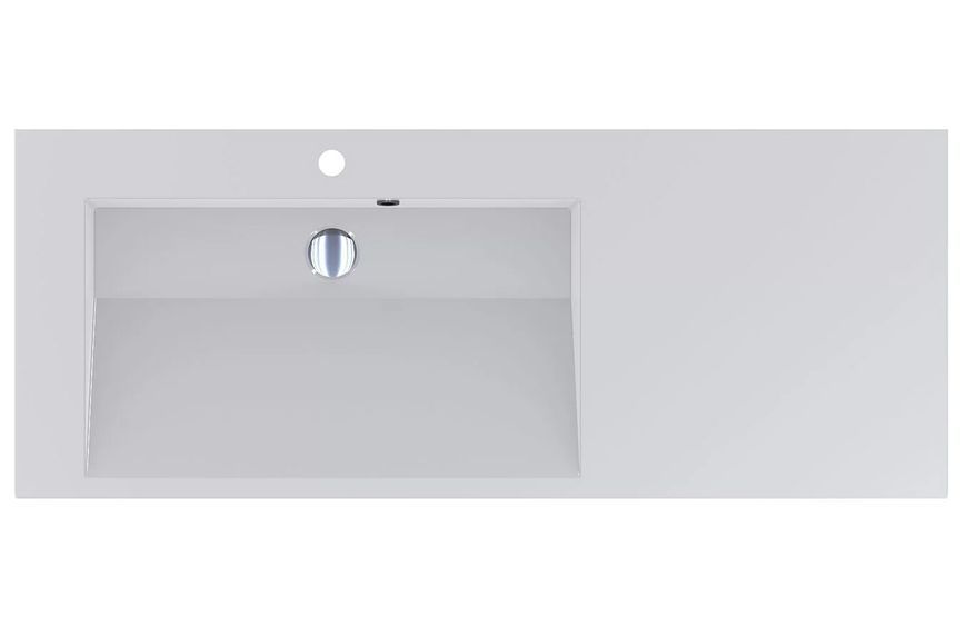 Умивальник Fancy Marble Peggy 1250x500 мм (3613303) лівий білий матовий 369915 фото