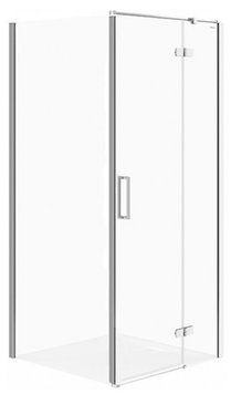 Душова кабіна Cersanit Larga 100x80 (S932-117+S932-131) профіль хром/скло прозоре (права) 959112 фото