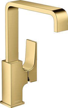 Смеситель для умывальника Hansgrohe Metropol 32511990 (золото) 304669 фото