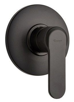 Смеситель для душа Emmevi Nefer NEO77009 скрытого монтажа (чёрный-хром) 123146 фото