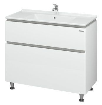 Тумба с умывальником Sanwerk Amata 100 (MV0000791) белая 271483 фото