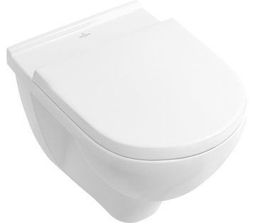 Унитаз подвесной Villeroy&Boch O.Novo DirectFlush 5660HRR1 с сиденьем Soft Closing (белый альпин ceramicplus) 157904 фото