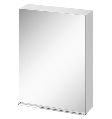 Зеркало для ванной комнаты Cersanit Virgo 60 (белое/ручка хром) 516960 фото