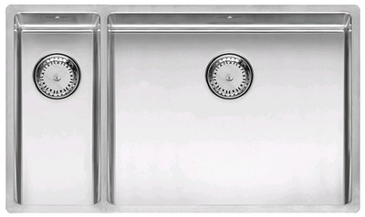 Кухонна мийка Reginox New York 18x40+50x40 IFU (полірована) права 270977 фото
