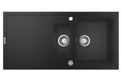 Гранітна мийка Grohe K400 100x50 (31642AP0) чорний граніт 277163 фото