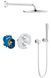 Душевая система Grohe Grohtherm 3000 Cosmopolitan 34630000 с термостатом (хром) 136307 фото 1