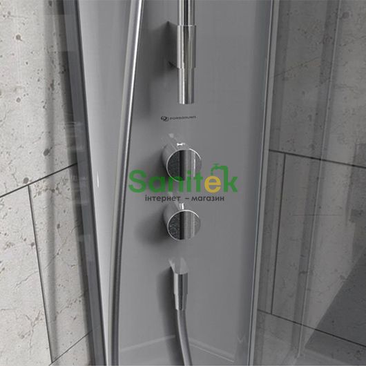 Душова кабіна Ido Showerama 10-5 Comfort 100x100 (558.484.00.1) сріблястий профіль/скло прозоре з піддоном 271955 фото
