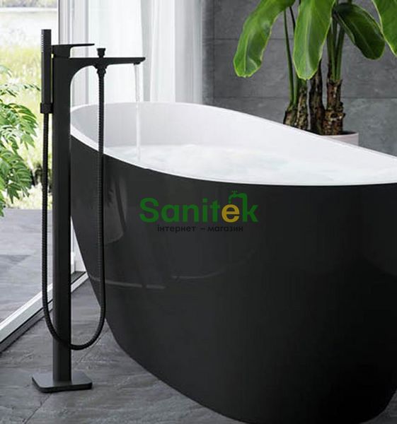 Змішувач для ванни Excellent Keria AREX.2055BL підлоговий (чорний) 283386 фото