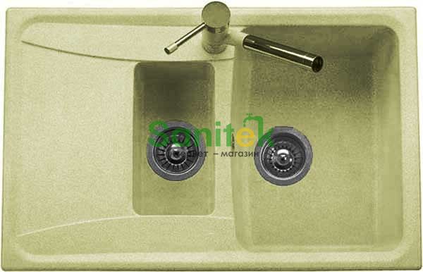 Гранітна мийка Telma Forma HR0791 Granite/Metal (79 gold) 147748 фото
