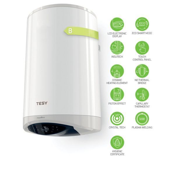 Бойлер Tesy Modeсo Cloud 150 л GCV1504724DC21ECW сухой ТЭН 2,4 кВт 374759 фото