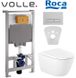 Комплект инсталляции Volle Master 141515 с унитазом Roca Ona Rimless A34H688000 с сиденьем Soft Closing 846482 фото 1