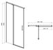 Душевая дверь Cersanit Moduo 90 (S162-005) профиль хром/стекло прозрачное левая 493736 фото 2
