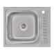 Кухонна мийка Lidz 6050-L Satin 0,6 мм (LIDZ6050L06SAT) накладна ліва 384983 фото 1