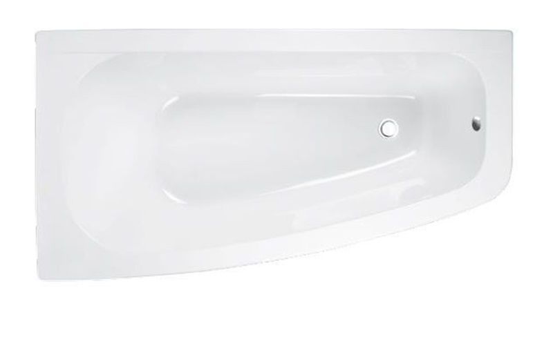 Ванна акриловая Besco Luna 150x80 (WAL-150-NL) без ножек, левая 371416 фото