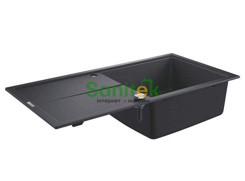 Гранітна мийка Grohe K400 100x50 (31641AP0) чорний граніт 277157 фото