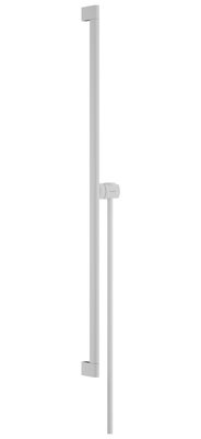 Душевая штанга Hansgrohe Unica S Puro 24405700 900 мм с шлангом 160 см (белый матовый) 694354 фото