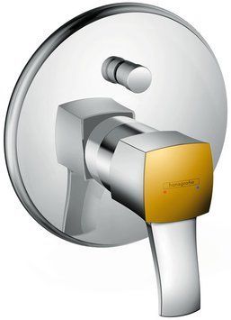 Смеситель для ванны и душа Hansgrohe Metropol Classic 31345090 скрытого монтажа (хром/золото) 135858 фото