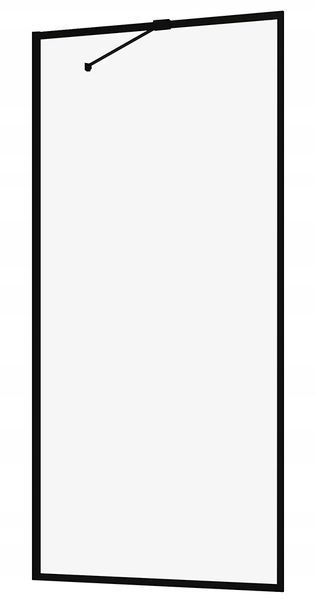 Шторка для ванны Radaway Modo New Black Frame PNJ 90 (10006090-54-56) чёрный профиль/стекло прозрачное 280955 фото