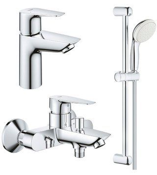 Набор смесителей для ванной комнаты Grohe BauEdge UA123365S0 (23330001+23605001+27598001) 491296 фото