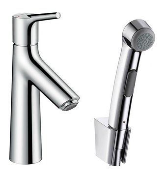 Смеситель для умывальника Hansgrohe Talis S 72290000 с гигиеническим душем (хром) 129632 фото