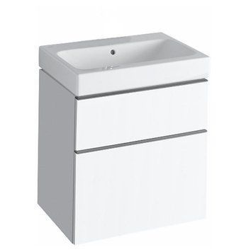 Тумба з умивальником Geberit Icon 60 см (840360000/124063000) білий 523517 фото