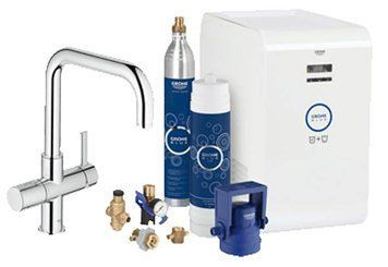 Смеситель для кухни Grohe Blue 31324001 с подключением питьевой воды (хром) 126353 фото