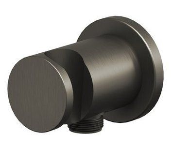 Подключение для душевого шланга Ravak 706.20GB X07P696 с держателем (графит матовый) 710844 фото