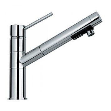 Змішувач для кухні Schock Aquaflex 71012080 з душем (хром) 62119 фото