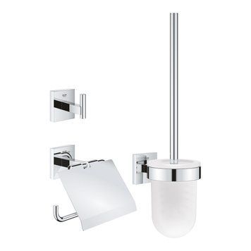 Набор аксессуаров для ванной Grohe Start Cube 41123000 (хром) 696020 фото
