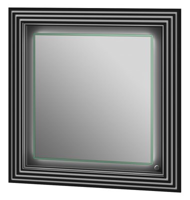 Дзеркало для ванної кімнати Ювента Botticelli Treviso TM-80 (чорне срібло) 123718 фото