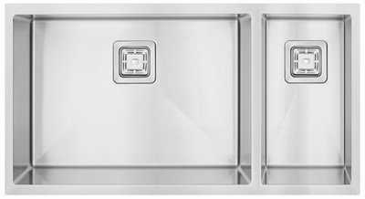 Кухонная мойка Fabiano Quadro 74x44 L S/Steel (8216.401.0899) левая 425767 фото