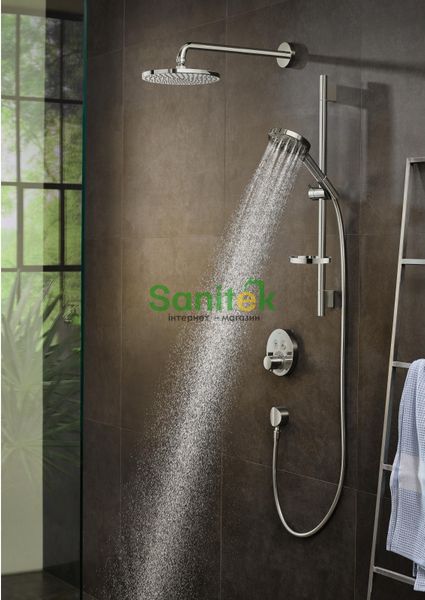 Змішувач для ванни та душу Hansgrohe ShowerSelect S 15743670 прихованого монтажу з термостатом (чорний матовий) 305244 фото