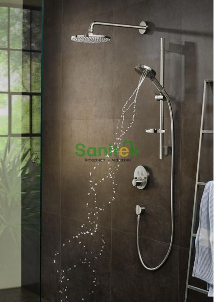 Змішувач для ванни та душу Hansgrohe ShowerSelect S 15743670 прихованого монтажу з термостатом (чорний матовий) 305244 фото