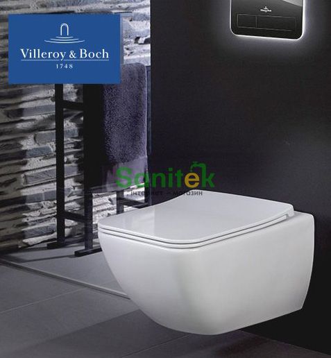 Унитаз подвесной Villeroy&Boch Venticello DirectFlush 4611RL01 с сиденьем SlimSeat Soft Closing 158626 фото