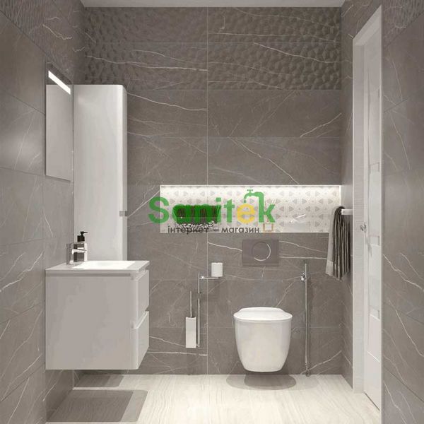Зеркало для ванной комнаты Devit Optima 80 (5230130) с LED подсветкой 312109 фото