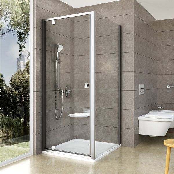 Боковая стенка Ravak Pivot PPS-100 (90GA0U00Z1) сатиновый профиль/стекло Transparent 152091 фото