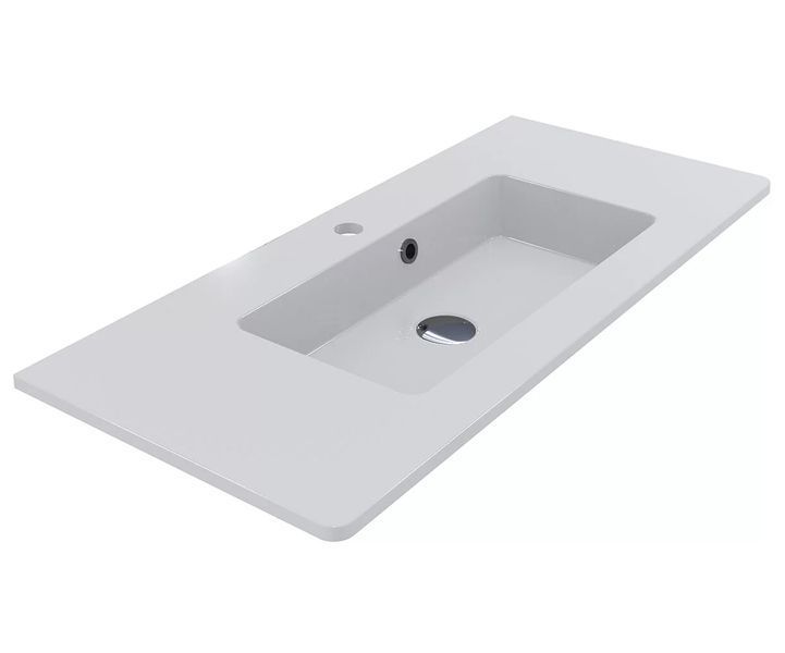 Умивальник Fancy Marble Annabelle 900x400 мм (4009103) білий матовий 369924 фото
