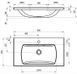 Умывальник Ravak Classic II 800x450 мм N (XJX01180000) 646857 фото 4