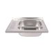 Кухонна мийка Lidz 6050-R Decor 0,6 мм (LIDZ6050R06DEC) накладна права 384984 фото 3