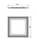 Дзеркало для ванної кімнати Ювента Botticelli Treviso TM-80 (чорне срібло) 123718 фото 2