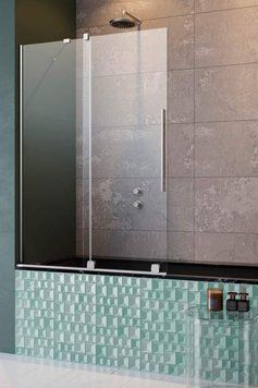 Шторка для ванны Radaway Furo PND II 100 L (10109538-01-01L/10112494-01-01) профиль хром/стекло прозрачное левая 996608 фото