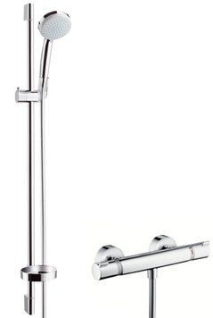 Смеситель для душа Hansgrohe Ecostat 27033000 с термостатом (хром) 92321 фото
